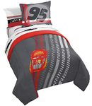Jay Franco Disney Pixar Cars Race Ready 7 Piece Full Bed Set - Includes Comforter & Sheet Set - Bedding Features Lightning McQueen - Super Soft Fade Resistant Microfiber