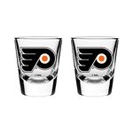 NHL Philadelphia Flyers Shot Glass, 2-Pack