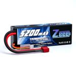 Zeee 2S Lipo Battery 5200mAh 7.4V 80C Hard case RC Battery with Deans T Plug for 1/8 and 1/10 RC Vehicles Car RC Buggy Truggy RC Airplane UAV Drone FPV