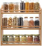 FoverOne 3 Tier Bamboo Spice Rack, 