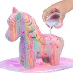 Unicorn Painting Art Kit - Glow in The Dark Pouring Art Kit - Arts and Crafts for Kids Girls Ages 6-8, 8-12, Unicorn Craft Kits Art Toys, Art Supplies Christmas Birthday Gift for Kids