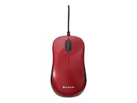 Verbatim Silent Corded Optical Mouse – Red