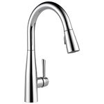 Delta Faucet Essa Pull Down Kitchen Faucet Chrome with Pull Down Sprayer, Kitchen Sink Faucet for Kitchen Sink with Magnetic Docking Spray Head, Chrome 9113-DST