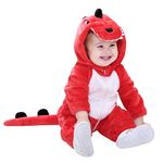 TONWHAR Unisex-Baby Costume Jumpsuit Toddlers' And Kids' Animal Outfit Romper