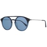 Police Clint 1 Sunglasses, Crystal Blue-Metalized Blue, 6 1/2