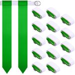 Sintege 14 Player Flag Football Belts Set, Adjustable Football Flag and Belts for Youth Adults Teams Sports Training(Green)