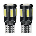 AGLINT 194 LED Bulbs CANBUS Error Free T10 W5W 501 168 2825 10SMD Super Bright 12V Replacement Bulb for Car Interior Dome Map Trunk Courtesy Door Number Plate Lights 6500K White 2Pcs