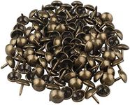 HALJIA 100Pcs Vintage Upholstery Nail Decorative Tack Antique Bronze Stud for Jewelry Gift Box Sofa Decoration 8 * 10mm