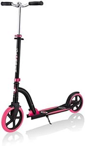 Globber NL Series 2-Wheel Kick Scooters for Kids, Teens and Adults, Foldable Kick Scooter for Ages 8-14+, Foldable Kick Scooter for Transportation & Storage, Big Wheel Scooter with Adjustable T-Bar