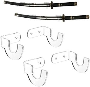 WANLIAN Wall-Mounted Sword Stand Display Stand, Sword Stand, Sword Holder, Sword Stand, Sword Hook, Sword Hanger Bracket Rack - Support All Swords - No Sword - 2 Pack