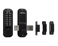 Digital Door Lock 2200 Surface/Rim Mount, Jet Black