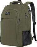 MATEIN Laptop Backpack, 15.6 Inch Travel Backpack Women, Laptop Rucksack for Men Work, School Bag Anti Theft Daypack Work Bags for Men Women, Dark Green