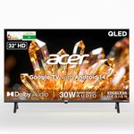acer 80 cm (32 inches) Ultra V Series HD Ready Smart QLED Google TV AR32QDVGU2841BD