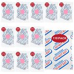 LinsKind 110 Packs 500CC Food Grade Oxygen Absorbers (10 Packs in Individual Vacuum Bag, 11x Packs of 10), Oxygen Absorbers for Food Storage, with Oxygen Indicator, for Mylar Bags, Mason Jars, Canning