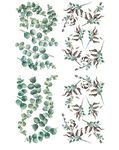 Dixie Belle Belles & Whistles Transfer | Cotton and Eucalyptus | 24.8” x 38.8” Sheet | Rub On Decorative Transfer for Crafts, Furniture, DIY | Crafting Design Transfer