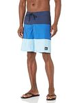 Quiksilver Men's Everyday 21 Board Short Swim Trunk Bathing Suit, Nautical Blue Stripe, 29