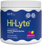 Hi-Lyte Keto K1000 Electrolyte Powder | Raspberry Lemon | Hydration Supplement Drink Mix | Boost Energy & Beat Leg Cramps | No Sugar, No Maltodextrin | 50 Servings