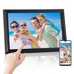 HOLULO Wifi Digital Photo Frame, 10.5 inch Digital Picture Frame with 1920 x 1280 IPS FHD Touchscreen, 32GB Storage, Support Max 128GB U-Disk and Standard SD Card, Photo/Video App Sharing, Auto-rotate