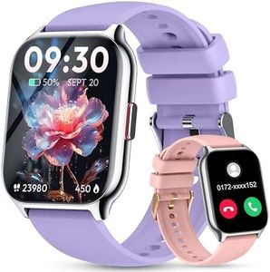 ZOSKVEE Smart Watch for Men Women Answer/Make Calls, 2.01" Fitness Watch with Blood Pressure Monitor Fitness Tracker 110+Sports Modes Step Counter IP68 Waterproof Smartwatch for Android iOS