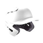 Mizuno B6 Fitted Adult Baseball Batting Helmet, White, X-Large