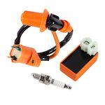 New Racing Performance CDI Ignition Coil Spark Plug For GY6 50CC 125CC 150CC ATV Scooter CDI Ignition Coil