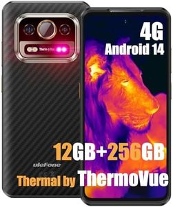 Rugged Phone Integrated with Thermal Image Camera, Ulefone Armor 25T Unlocked Smartphone, Android 14, MTK Helio G99 12(6+6)+256GB, 50MP+64MP+32MP Camera, 6.78”, 6500mAh/Wireless Charge, NFC/IR Blaster
