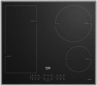 Beko Induktions Kochfeld HII 64200 FMTX/Flexibles Kochfeld für alle Ihre Töpfe und Pfannen/Einfach anpassbarer maximaler Stromverbrauch/5,2 x 58 x 51 cm, Schwarz