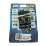 Maypole 12V 7 Way Bypass Relay with Audible Buzzer Trailer and Caravan Towing Electrics in Display Packaging, Black