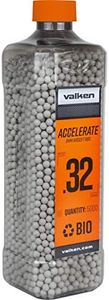 Valken Accelerate Airsoft BBS - 0.32G Bio-5000CT-White