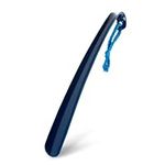 Blue Badge 43cm Shoe Horn, Extra Long Handled Navy Plastic Shoe Horn for Taking Boots on and off with Comfort Grip, Long Shoe horn for Men, Women - Pack of 1