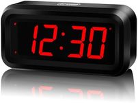 KWANWA LED Digital Alarm Clock Batt