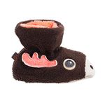 Acorn Easy Critter Kids Bootie Slipper,Moose,Toddler X-Large 18-24 Months