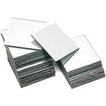 50 Pack Square Mirror Tiles, 3 Inches Small Glass Mirrors for Crafts, DIY Projects, Mosaics, Art Supplies, and Home Decor