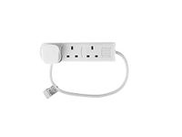 STATUS Multi Plug Extension | 3 Socket Extension Cable | 0.5m Extension Lead | 3WS0.5M20 White