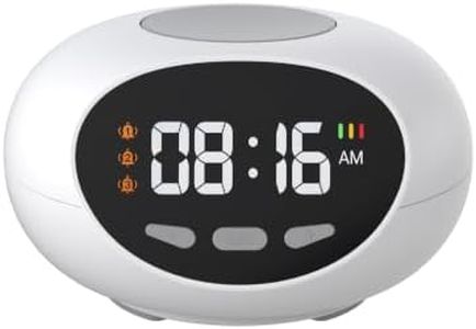 CallToU Talking Clock for Seniors, Recordable Alarm Clock, 3 Alarms