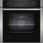 NEFF, N50, B3ACE4AN3B, 60cm Built-in Single Oven features Hide®, Eco Clean with Easy Clean, CircoTherm, Energy Efficiency Class A+ and LCD-Display in Stainless steel