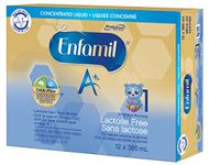 Enfamil A+ Lactose Free Infant Formula, Concentrated Liquid, 385mL, 12 cans