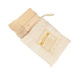 Somani Disposable Wooden Fork 160 mm | Large Meal Fork | Heavy Duty Wooden Cutlery | Party Supplies | Eco Friendly and bio degrdable (Pack of 100)