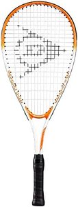 Dunlop Sports Play Junior Squash Racket, Orange/White, 7-10 Years Old, 23.5" Length