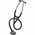 3M Littmann Master Cardiology Stethoscope, 2176, Stainless Steel Smoke-Finish Chestpiece, 69 cm (27") Black Tube