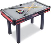 ROSEED 48" Pool Table, Billiard Game Table for Adults and Kids, Mini Pool Table Set Indoor & Outdoor for Family, Game Room, Bar, Office