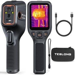 Teslong Thermal Camera, High 256 x 192 IR Resolution Thermal Imaging Camera with Dual-Light Fusion 3.2" LCD Screen 25Hz Refresh Rate, Handheld Infrared Imager with Video Recording Supported