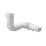 Flex-A-Spout 55" Downspout Extension, White