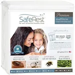 (Full) - SafeRest Waterproof Lab Certified Bed Bug Proof Zippered Mattress Encasement - Designed for Full Bed Bug, Dust Mite and Fluid Protection - (Fits 30cm - 38cm H)