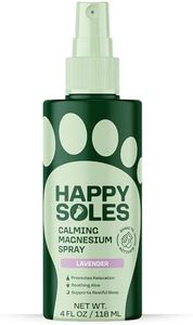 Happy Soles Calming Magnesium Oil Spray for Feet - Relaxing Refreshing Mist with Lavender Oil for Restful Sleep - Paraben Free, Vegan & Cruelty-Free - Fast Absorbing Magnesium Spray to Soothe Soles