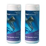 Happy Hot Tubs AquaSparkle Clarifier Tablets Swimming Pool Tube USE IN SAND FILTERS (2 x 10)