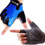 BOILDEG Cycling Gloves Bike Gloves Mountain Road Bike Gloves Anti-slip Shock-absorbing Pad Breathable Half Finger Bicycle Biking Gloves for Men & Women