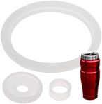 2 Sets of Thermos Stainless King (TM) -Compatible 16 Ounce Travel Tumbler / Mug Gaskets / Seals by Impresa Products - BPA-/Phthalate-/Latex-Free - 2 Full Replacements Per Kit