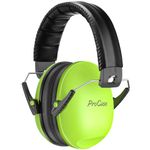 ProCase Kids Noise Cancelling Safety Ear Muffs Headphone, Hearing Protection Headset Noise Reduction Earmuffs Ear Defenders for Babies Toddlers Children –Green