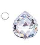 Crystalsuncatcher Suncatchers Clear Glass Crystal Ball Prism Feng Shui Lamp Hanging Drop Chandelier Part (50mm)